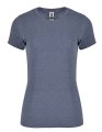 Dames T-shirt FOX Roly CA6661 heather denim